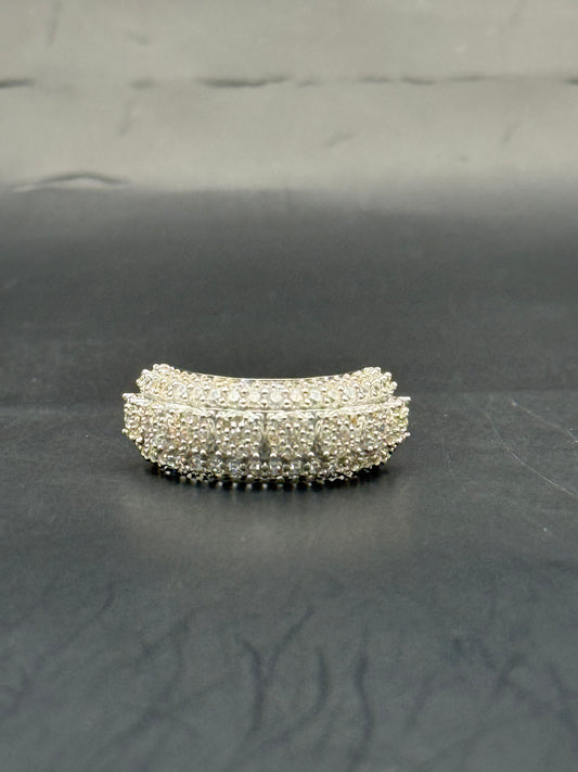 RING ICED IN 14K ROSE GOLD