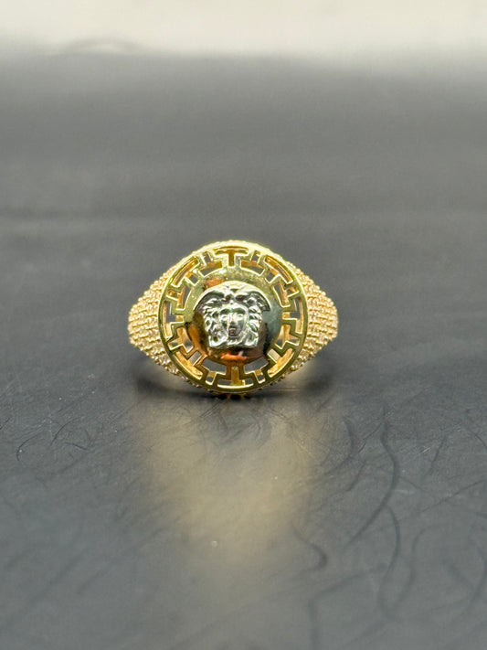 RING MEDUSA IN 14K GOLD