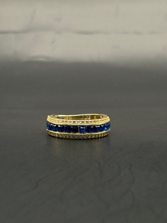 RING BLUE IN 14K GOLD