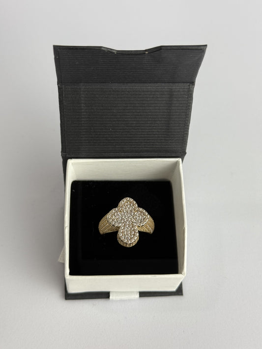 ANILLO CRUZ EN ORO 14K