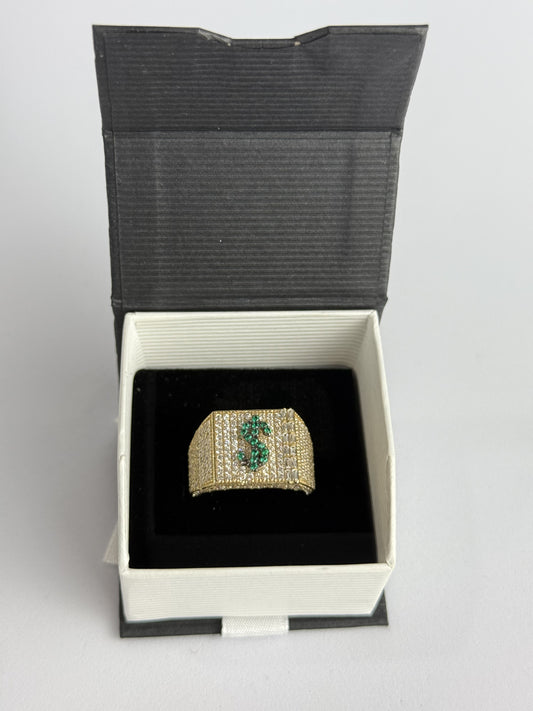 ANILLO DINERO EN ORO 14K