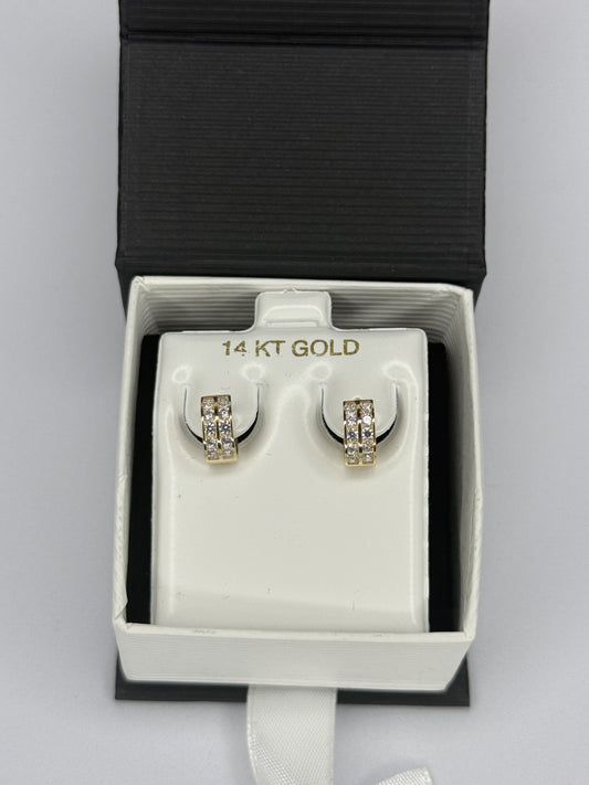 PENDIENTES ARO EN ORO 14K