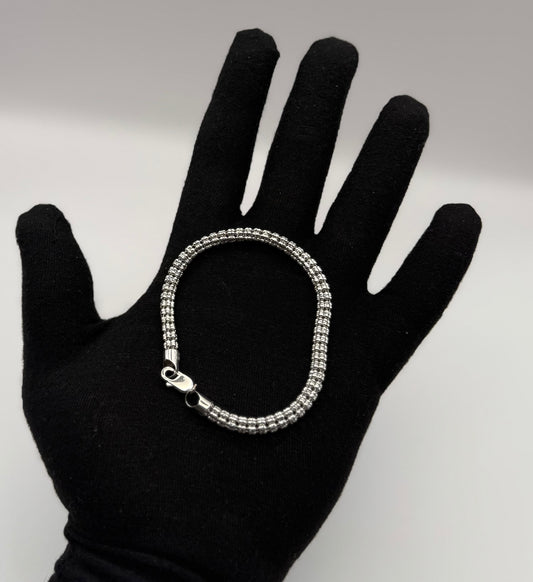 BRACELET ICE WHITE GOLD IN 14K