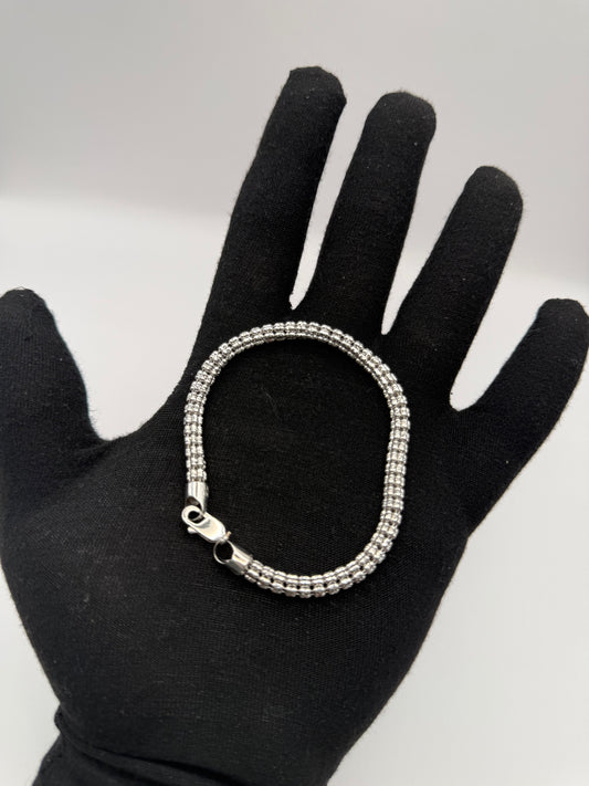 BRACELET ICE WHITE GOLD IN 14K