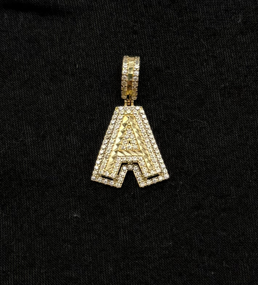 MEDAL LETTER A IN 14K GOLD