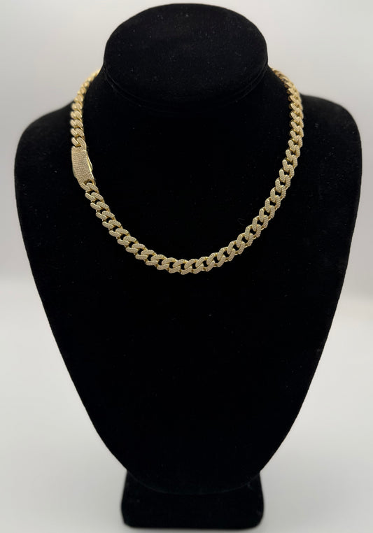 CHOKER STONE CHAINS IN GOLD 14K