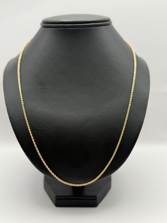 ROPE CHAIN IN GOLD 14K