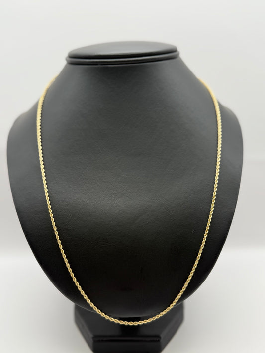 ROPE CHAIN IN GOLD 14K
