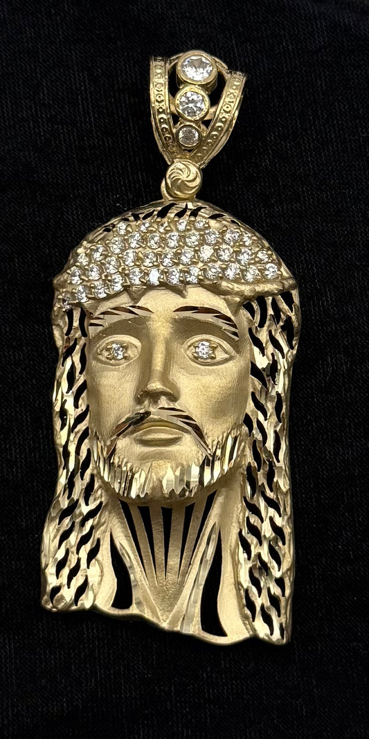 FACE OF CHRIST  IN 14K GOLD