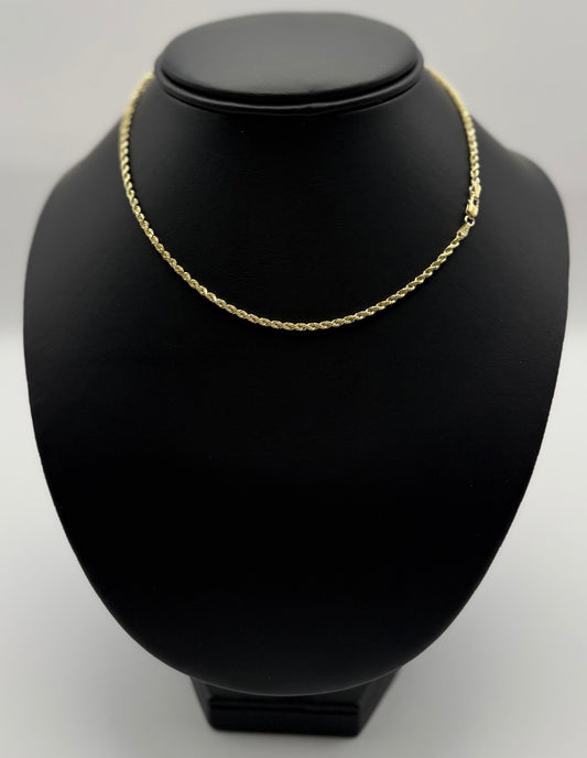 ROPE CHAIN IN GOLD 14K
