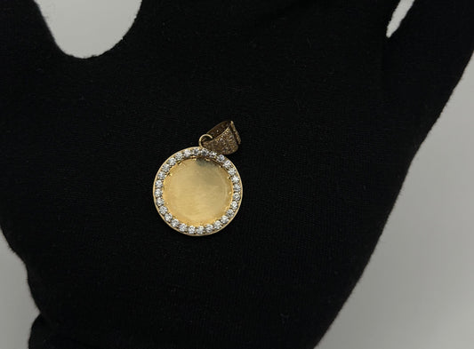 MEDAL PHOTO IN GOLD 14K