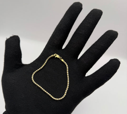 ICE BRACELET IN 14K GOLD