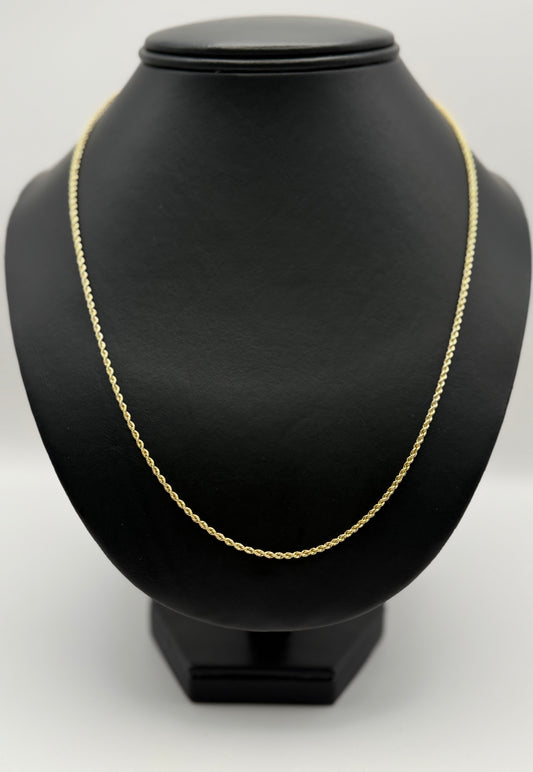 ROPE CHAIN IN GOLD 14K