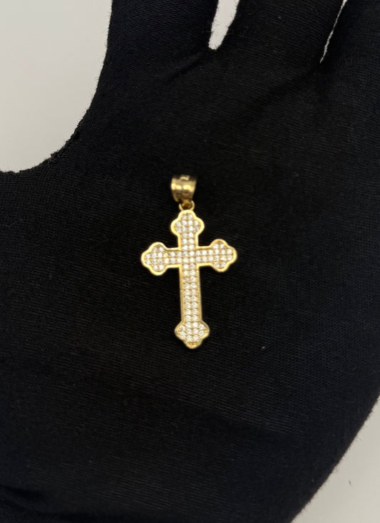 MEDAL CROSS IN 14K GOLD