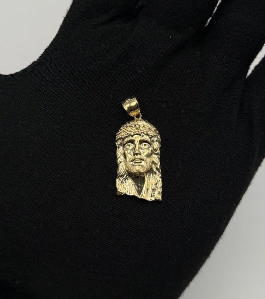 FACE OF CHRIST IN 14K GOLD