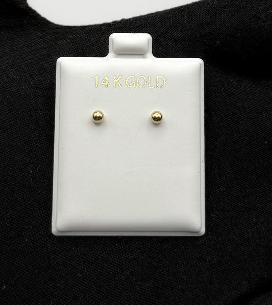 SLEEPY EARRINGS IN GOLD 14K