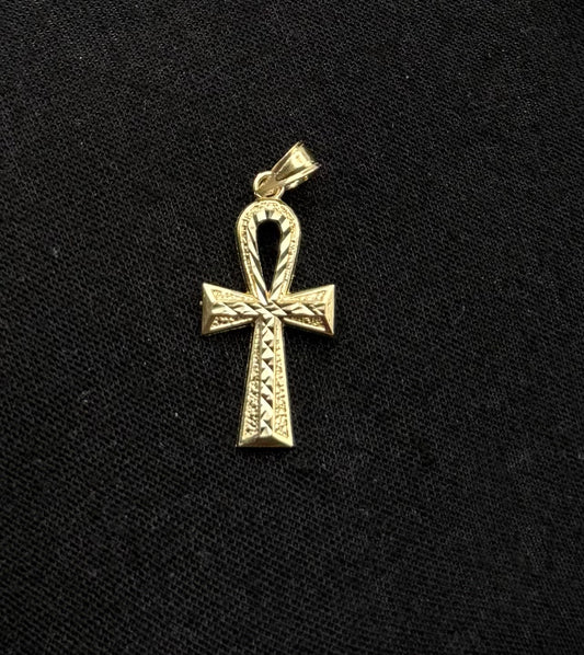 MEDAL CROSS IN GOLD 14K