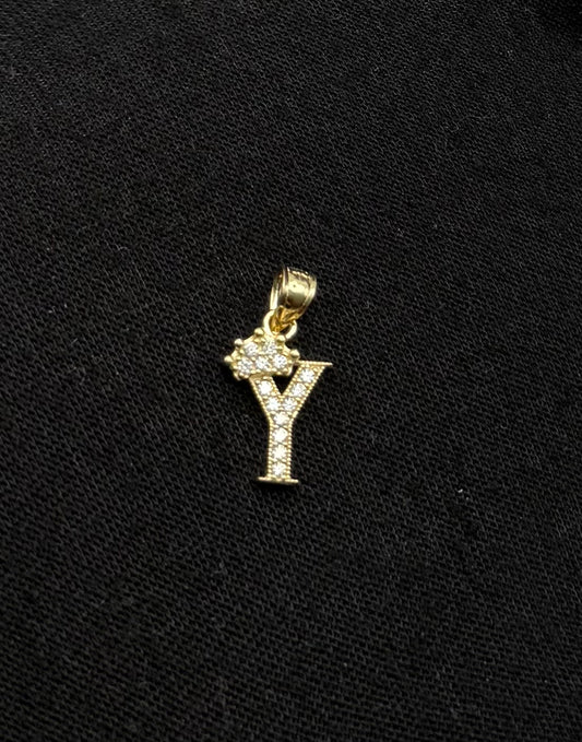 MEDAL LETTER Y IN GOLD 14K