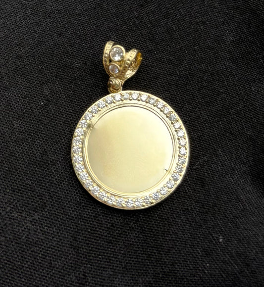 MEDAL PHOTO IN GOLD 14K