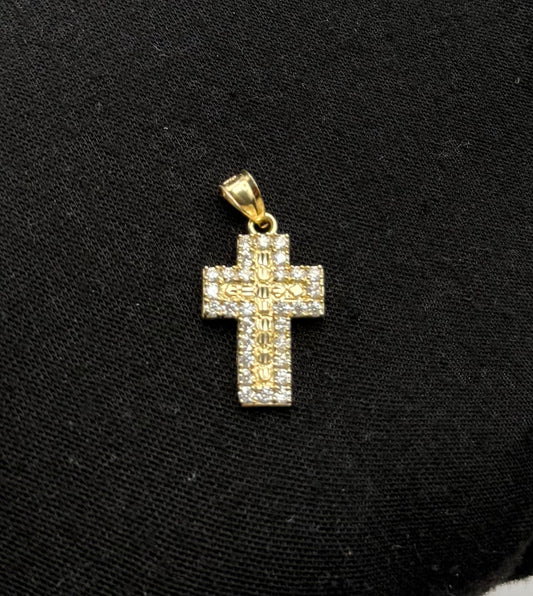 MEDAL CROSS IN GOLD 14K