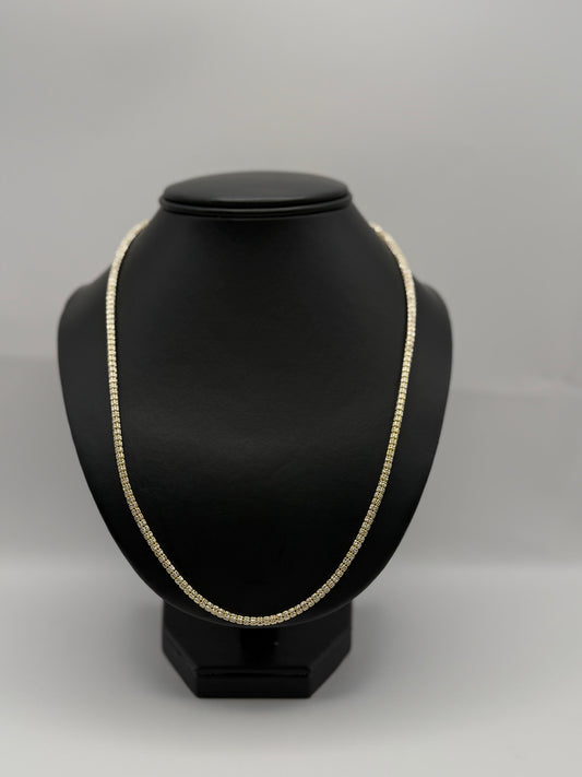 ICED CHAIN IN GOLD 14K