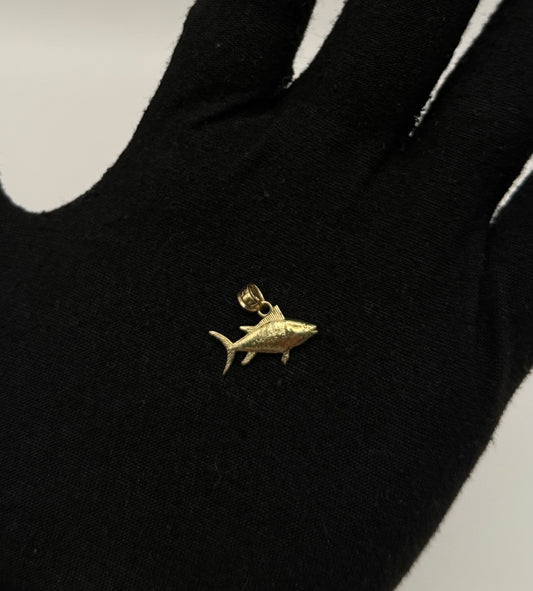 GOLDEN FISH MEDAL IN GOLD 14K