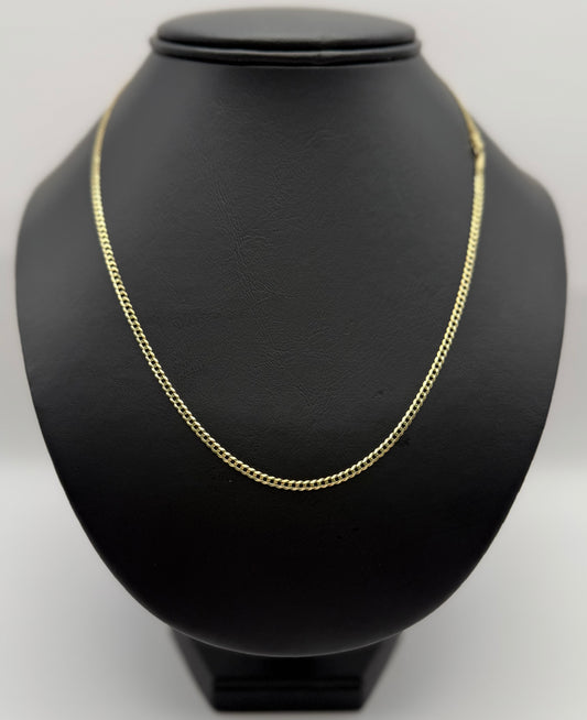 CUBAN CHAIN SOLID IN GOLD 14K