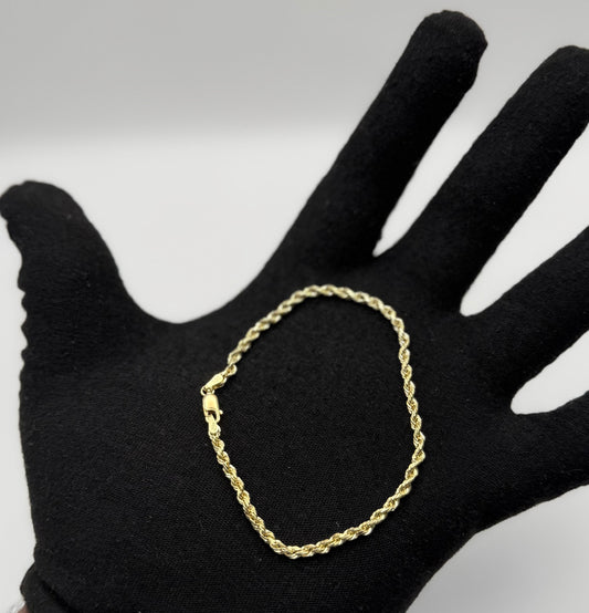 BRACELET ROPE IN GOLD 14K
