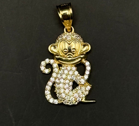 MEDAL MONKEY IN 14K GOLD