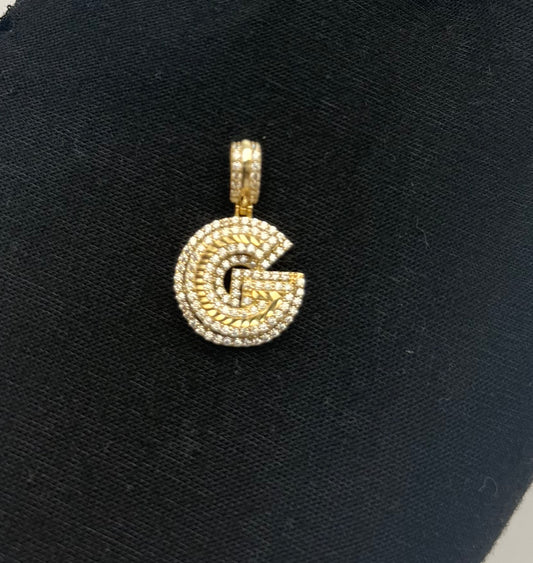 MEDAL LETTER G IN 14K GOLD