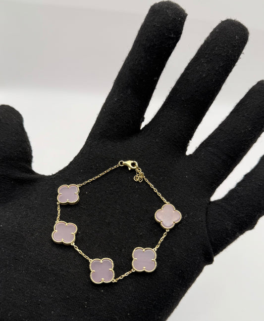 TRÉBOL BRACELET IN GOLD 14K