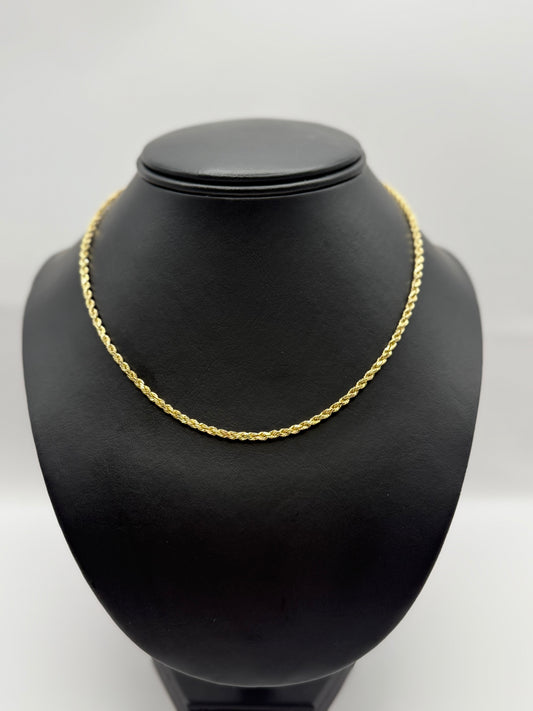 ROPE CHAIN IN GOLD 14K