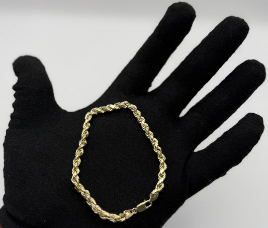 BRACELET ROPE IN GOLD 14K