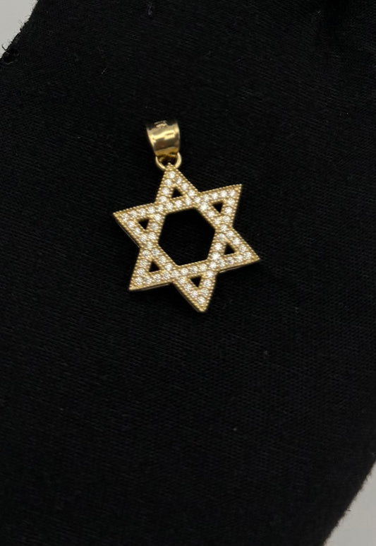 MEDAL STAR IN 14K GOLD