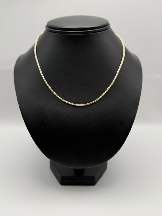 ICED CHAIN IN GOLD 14K