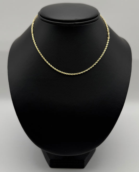 ROPE CHAIN IN GOLD 14K