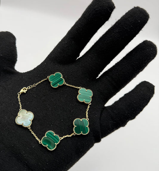 TRÉBOL BRACELET IN GOLD 14K