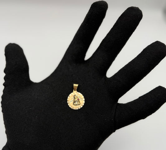 MEDAL VIRGIN IN GOLD 14K