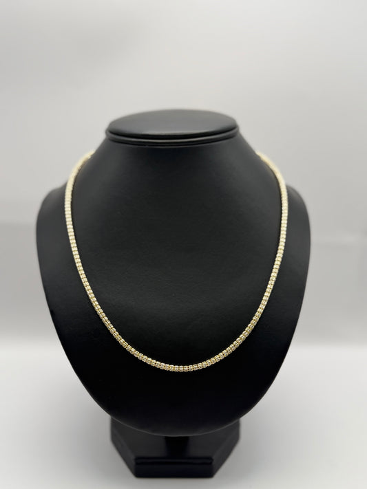 ICED CHAIN IN GOLD 14K