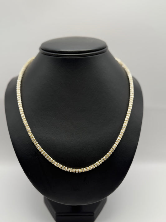 ICED CHAIN IN GOLD 14K