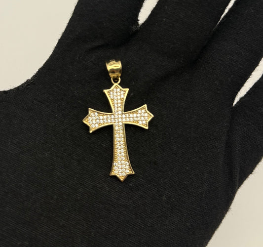 MEDAL CROSS IN 14K GOLD