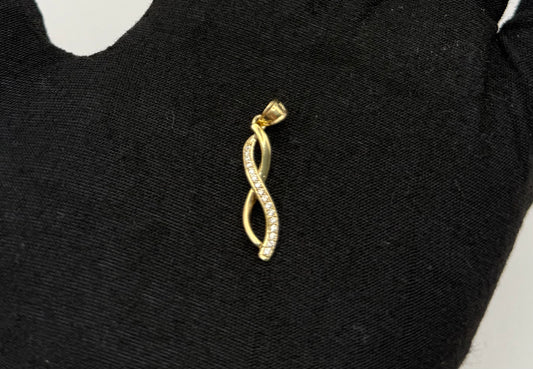 INFINITY TWIST IN GOLD 14K