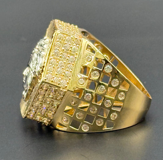 RING MEDUSA IN 14K GOLD