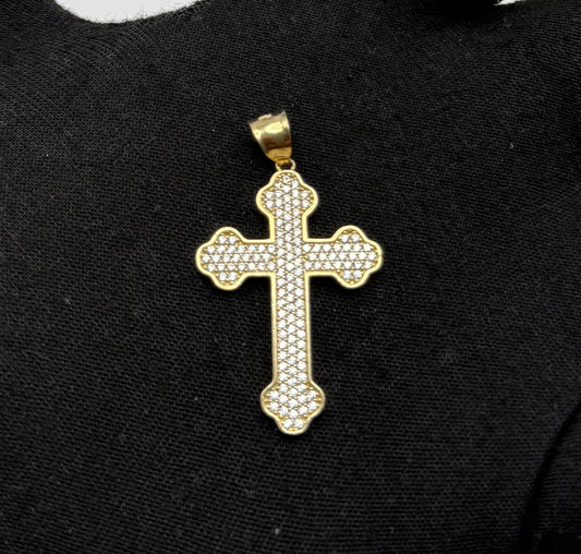 MEDAL CROSS IN GOLD 14K