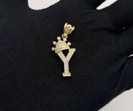 MEDAL LETTER Y IN 14K GOLD