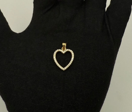 HEART MEDAL IN GOLD 14K