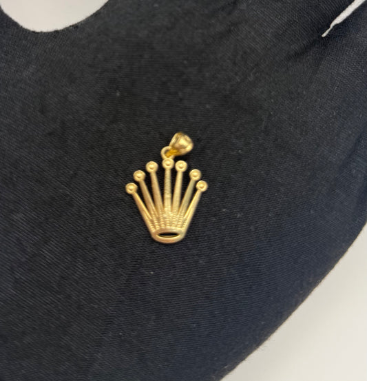 CROWN MEDAL IN GOLD 14K