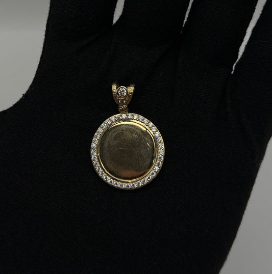 MEDAL PHOTO IN GOLD 14K