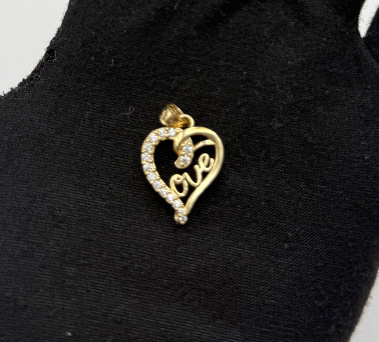 HEART MEDAL GOLD IN 14K