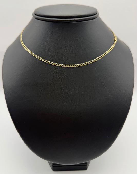 CUBAN CHAIN SOLID IN GOLD 14K